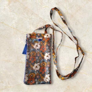 Pochette Béatrice automne fleuri