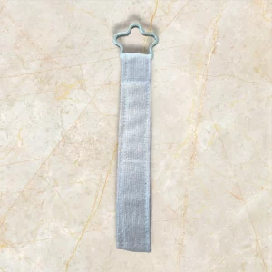 porte-clés tissu rose pale